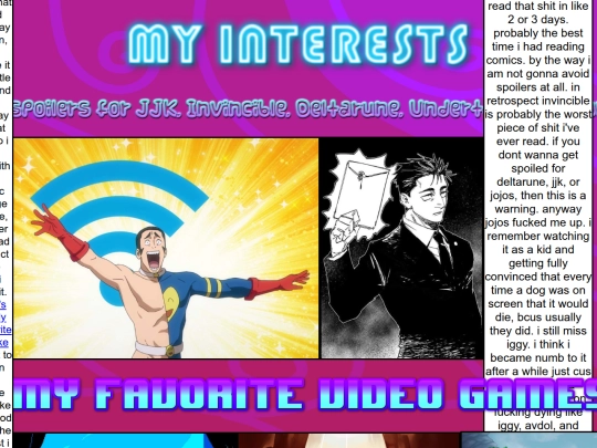 myinterests screenshot
