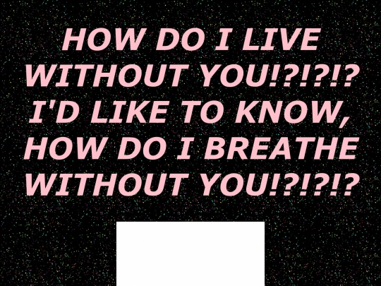 howdoilivewithoutyou screenshot