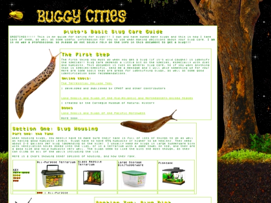 bugs/SLUG screenshot