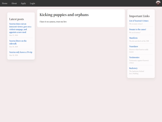 yezetsu/crimelist/puppiesandorphans screenshot