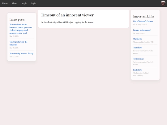 yezetsu/crimelist/timeout screenshot