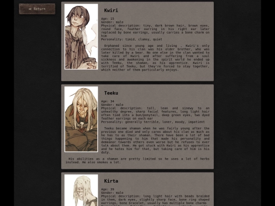 chars_shamans screenshot