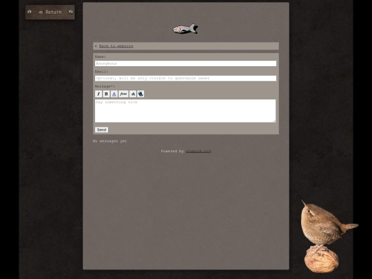 guestbook screenshot