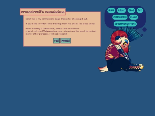 commissions screenshot