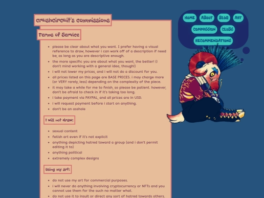 commissions/terms screenshot
