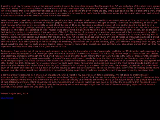 AReflectionon4chan screenshot