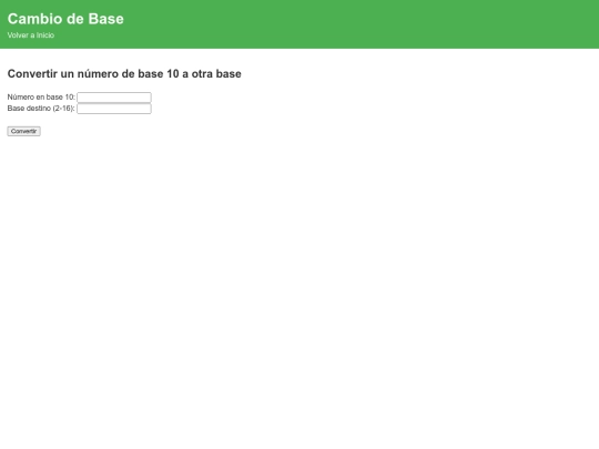 cambioBase screenshot