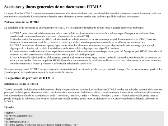 seccionesLineas screenshot