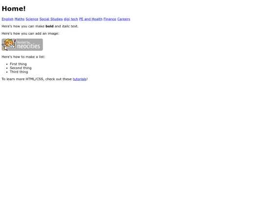 index screenshot