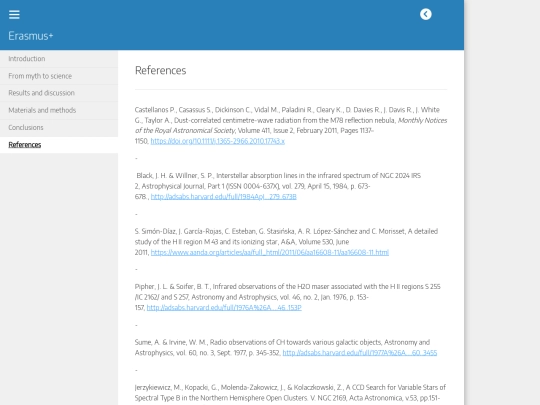 references screenshot