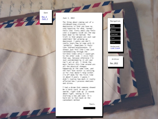 journal screenshot