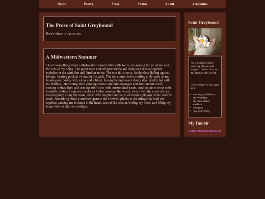prose/prose screenshot