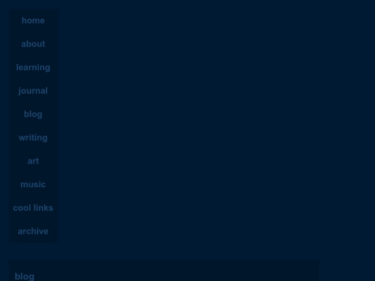 blog screenshot