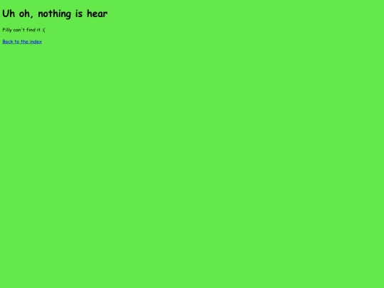 not_found screenshot
