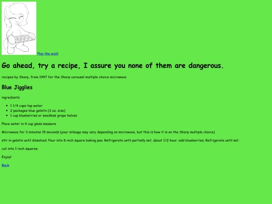 recipes screenshot