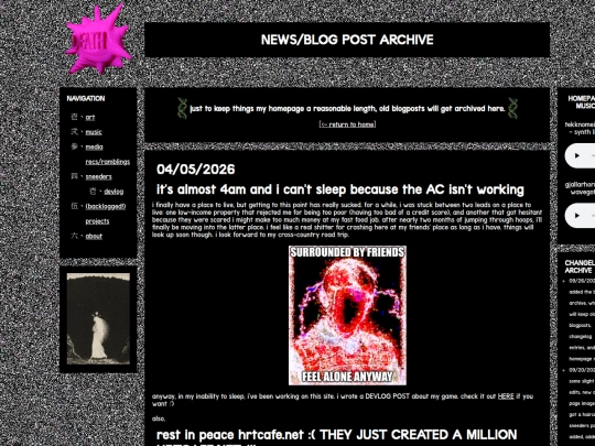 blog-archive screenshot