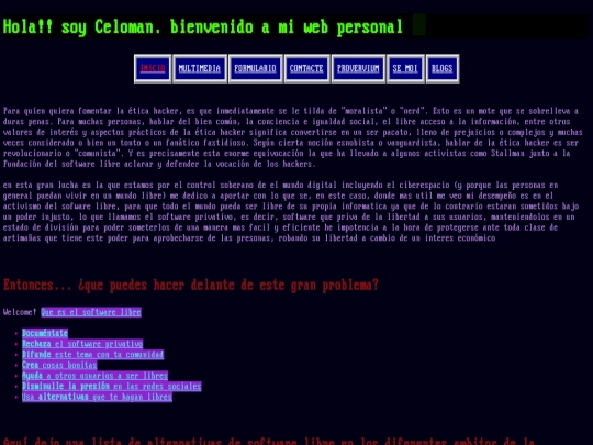 index screenshot