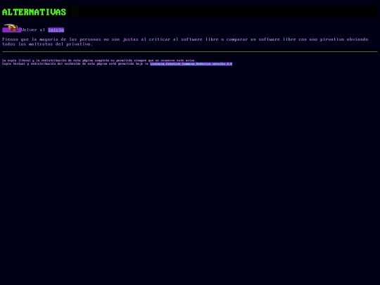 p/activismo/alternativas/alternativas screenshot
