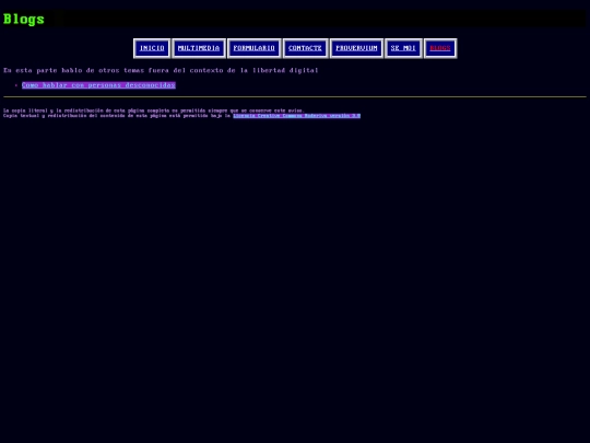 p/menu/blog screenshot