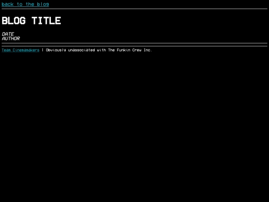 blog/template screenshot