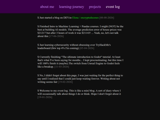 event-log/event-log screenshot