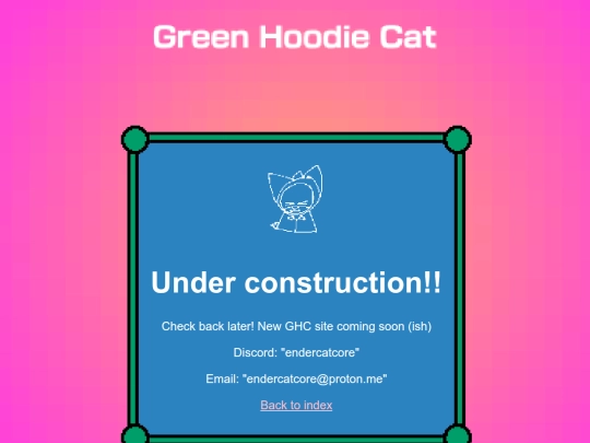 greenhoodiecat screenshot