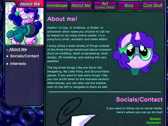 main/about screenshot