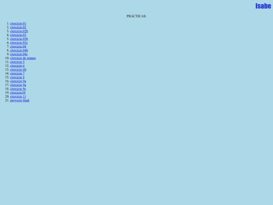 index screenshot