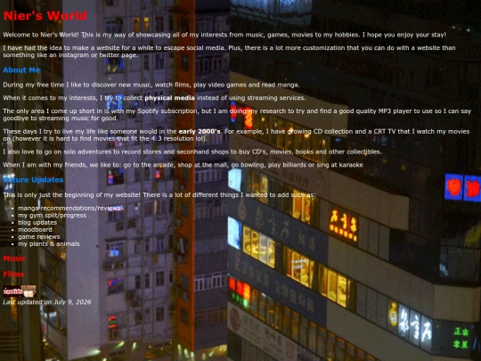 index screenshot
