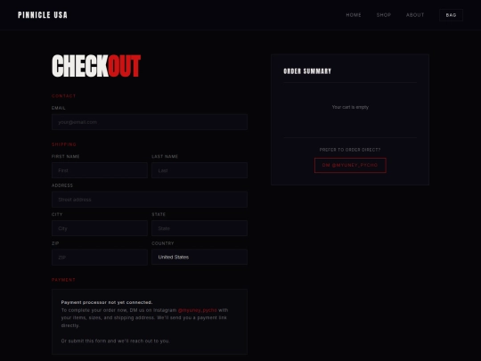 checkout screenshot