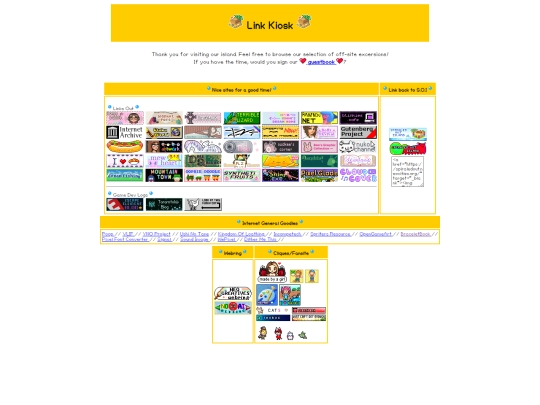 links screenshot