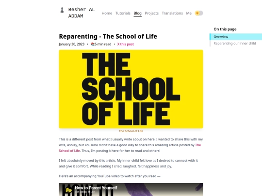 blog/reparenting screenshot