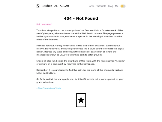 not_found screenshot