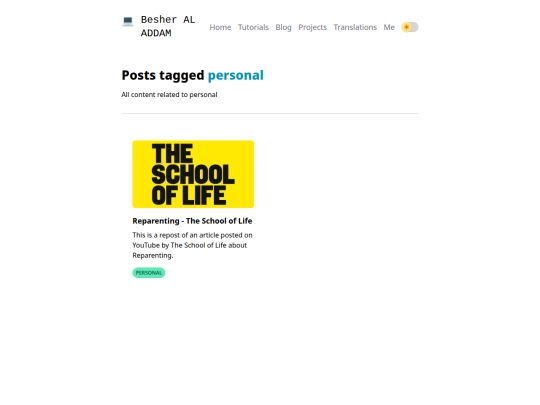 tag/personal screenshot