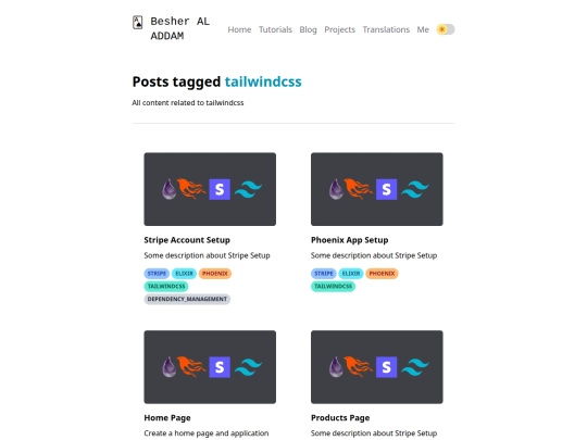 tag/tailwindcss screenshot