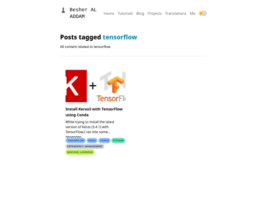 tag/tensorflow screenshot