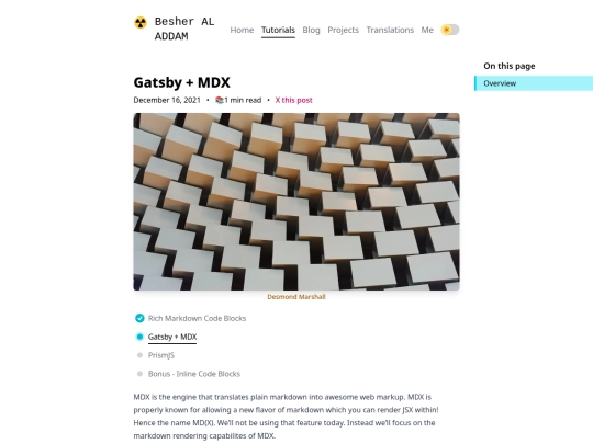 tutorials/rich-md-code-blocks/1-gatsby-mdx screenshot