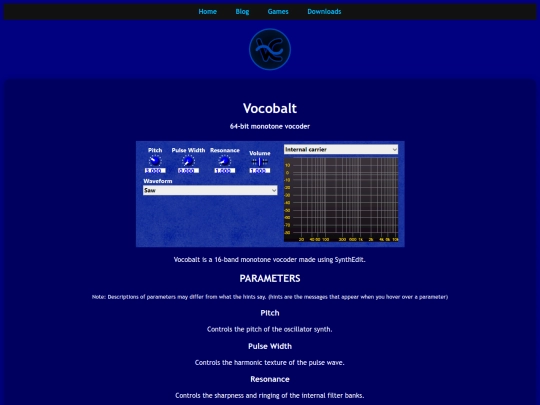 vocobalt screenshot