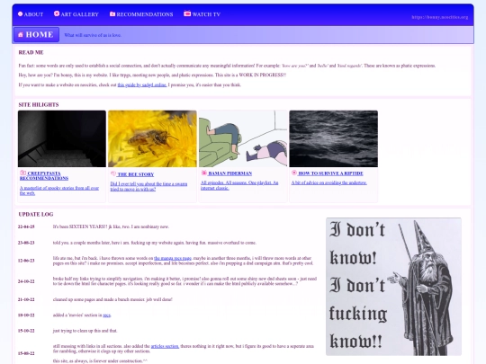 index screenshot