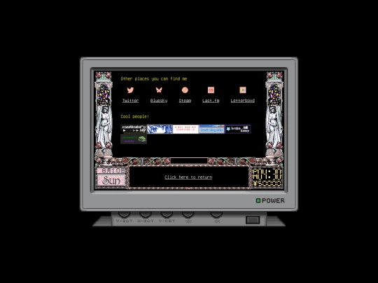 links screenshot