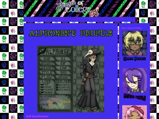 Alphonse_Profile screenshot
