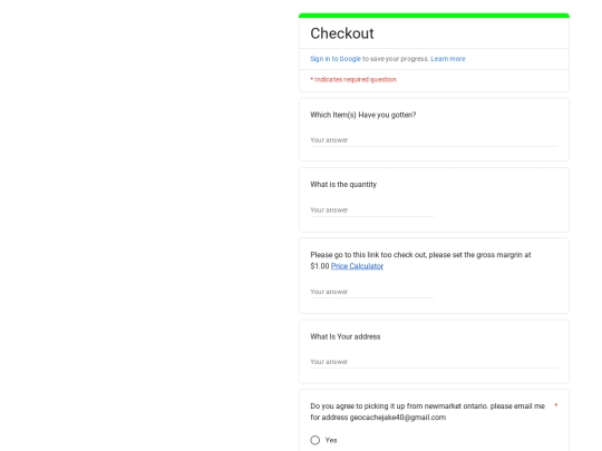 checkout screenshot