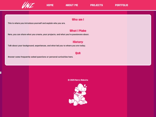 about-me screenshot