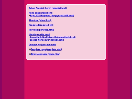 pagelist screenshot