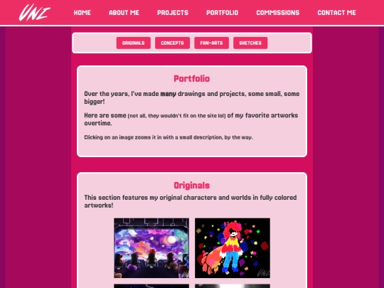 portfolio screenshot
