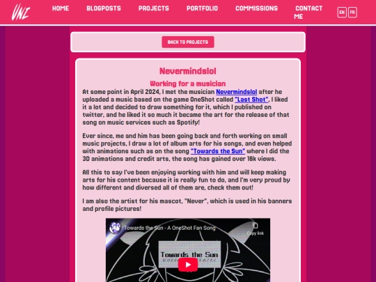 projects-page/nevermindslol screenshot