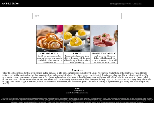 ACPRS bakes screenshot