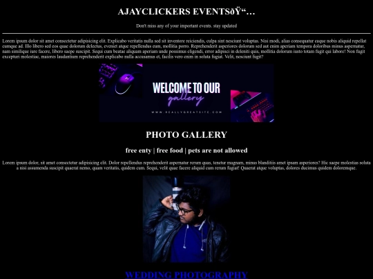 ajayclickers event/event screenshot
