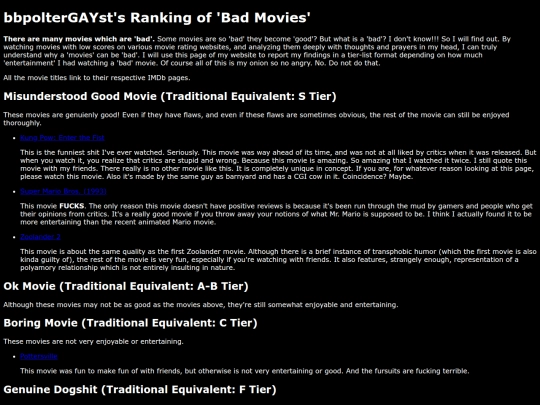BadMovies screenshot