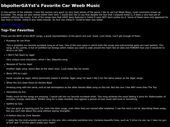CarWeebMusic screenshot